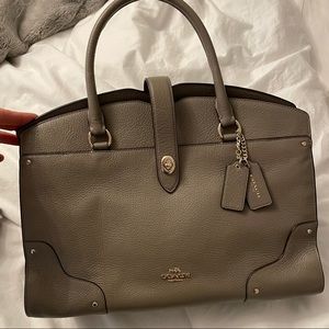 Coach Mercer satchel in Taupe